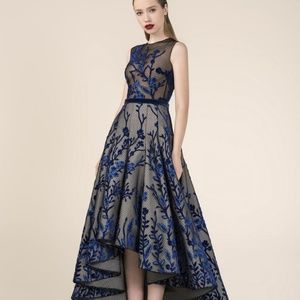 SAIID KOBEISY - RE3572 FLORAL EMBROIDERED HI-LO